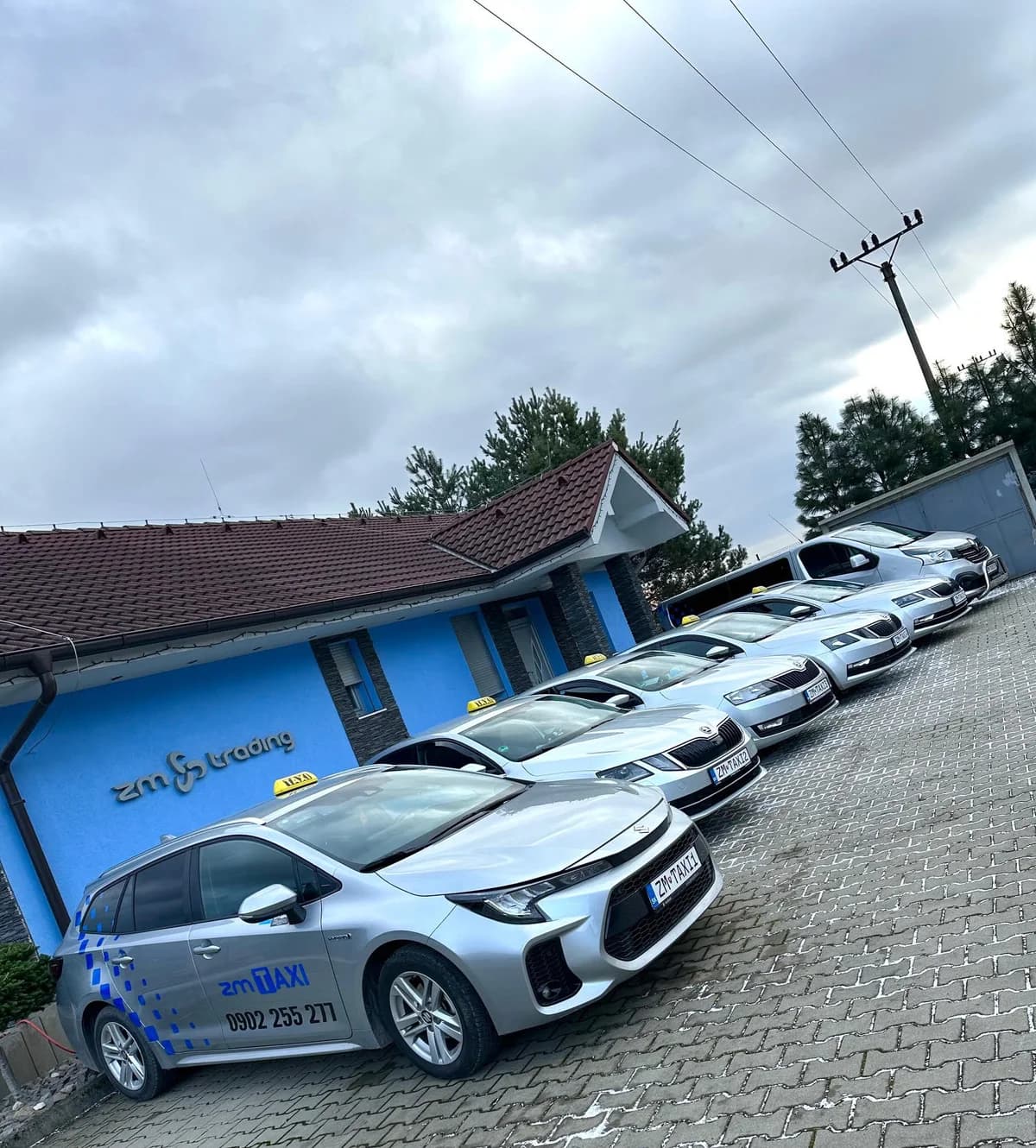 Vozidlá ZM Taxi pripravené na prepravu cestujúcich