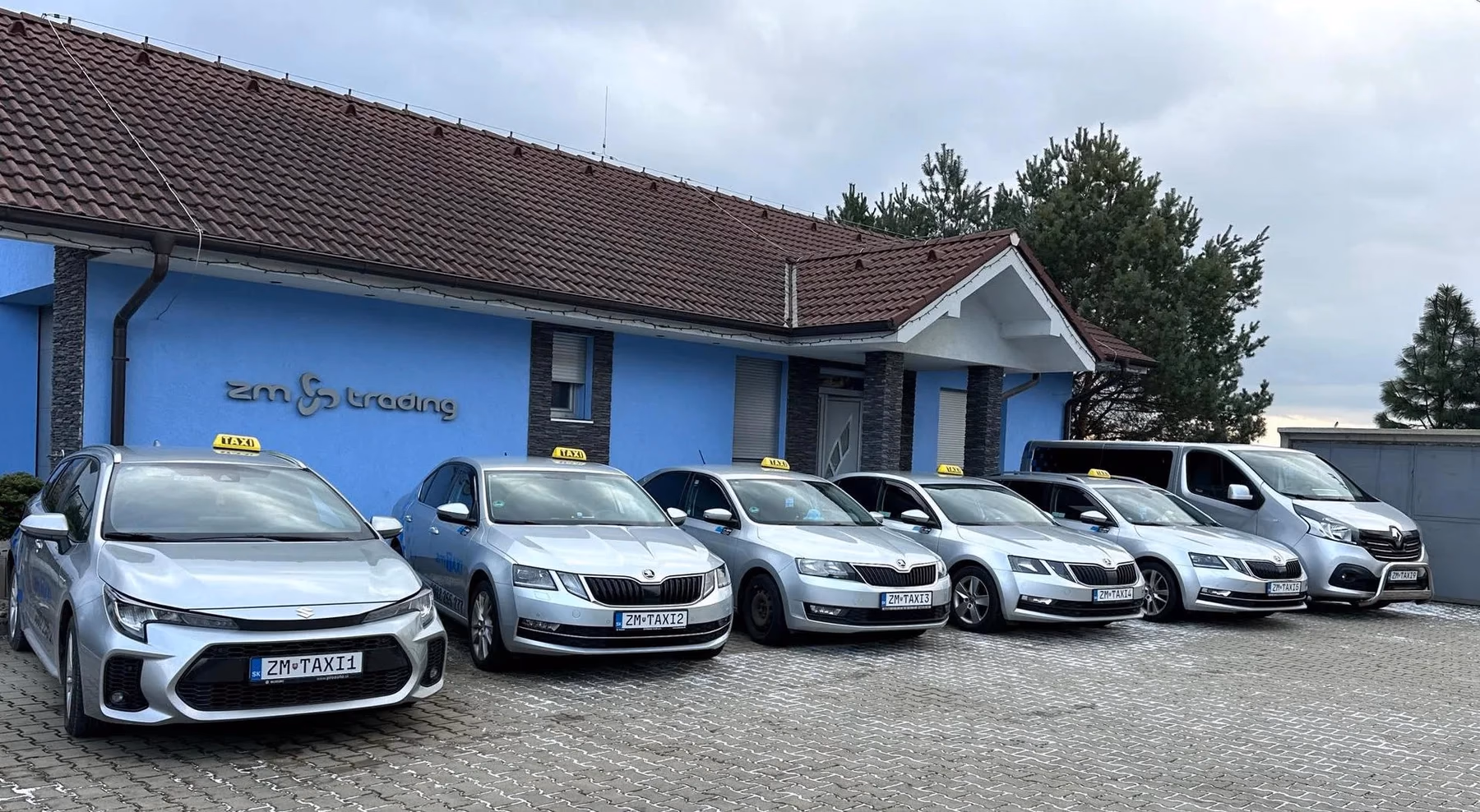 Flotila ZM Taxi pred prevádzkou