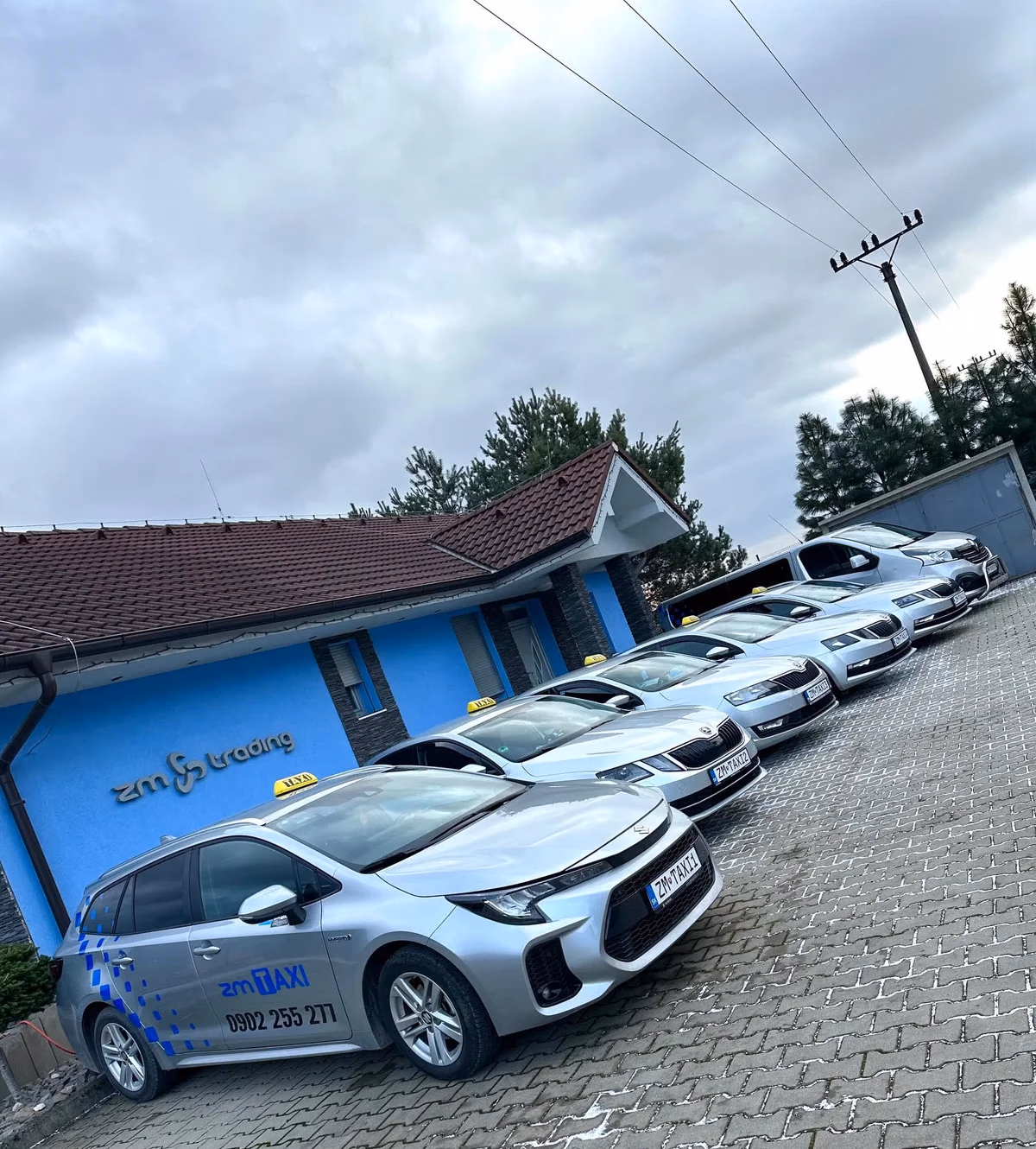 Vozidlá ZM Taxi pripravené na prepravu cestujúcich