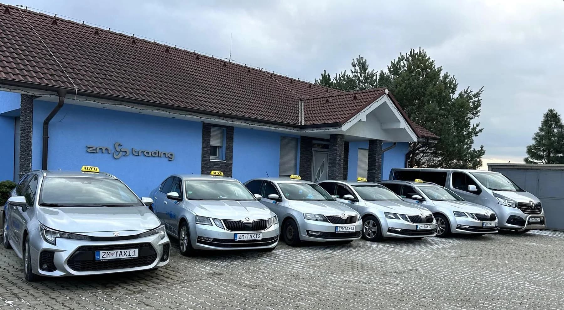 Flotila ZM Taxi pred prevádzkou